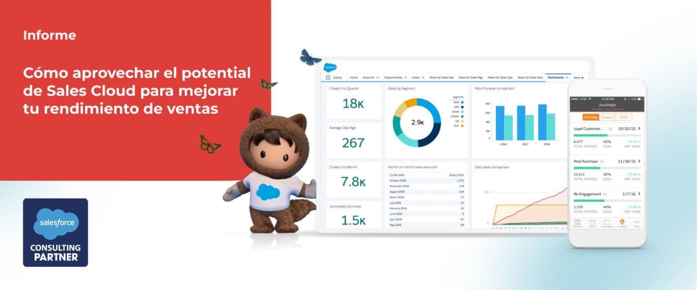 Cómo aprovechar el potencial de Sales Cloud para mejorar tu rendimiento de ventas