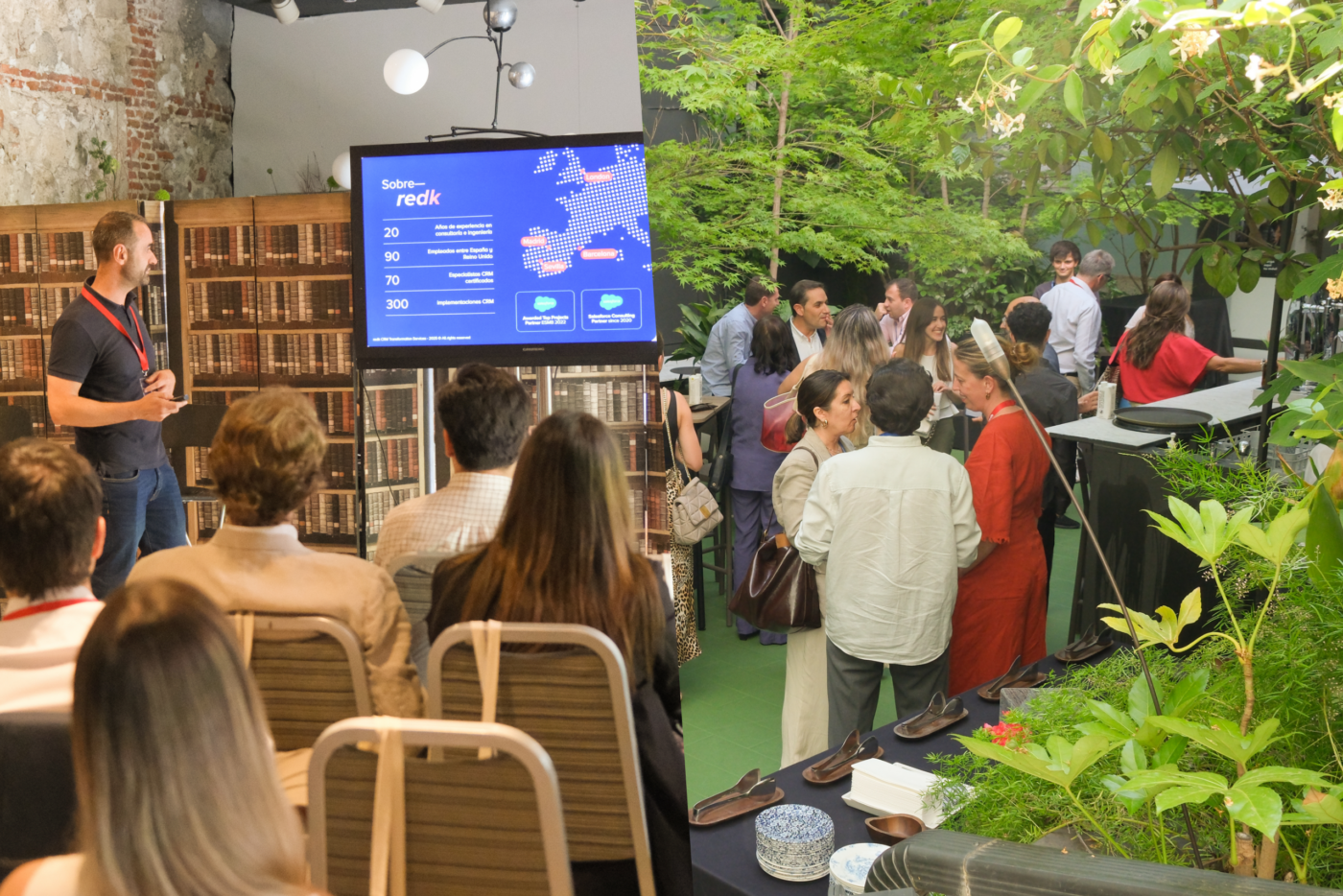 Transformación empresarial con IA, evento de redk en Madrid